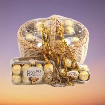 Big Basket of Ferrero Rocher